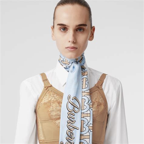 blu silk burberry|burberry silk scarf price.